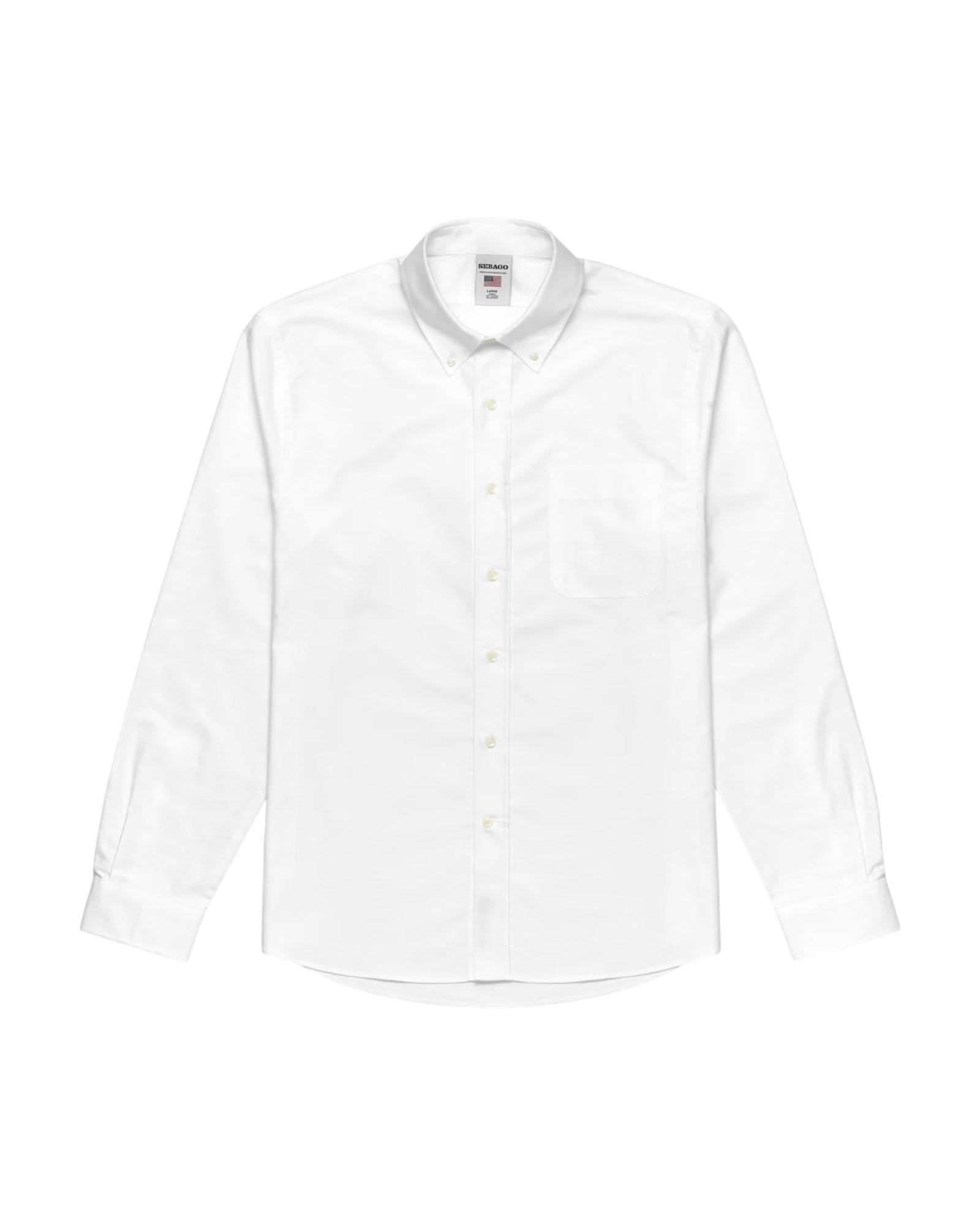 Camicia in cotone White 73117SW 001 Sebago 