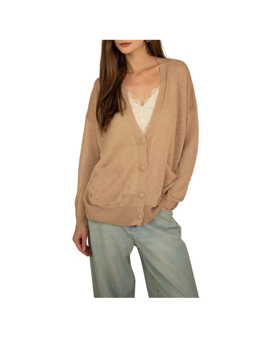 Cardigan in viscosa Corda F02O0237 CORDA PHILIA LOFT 