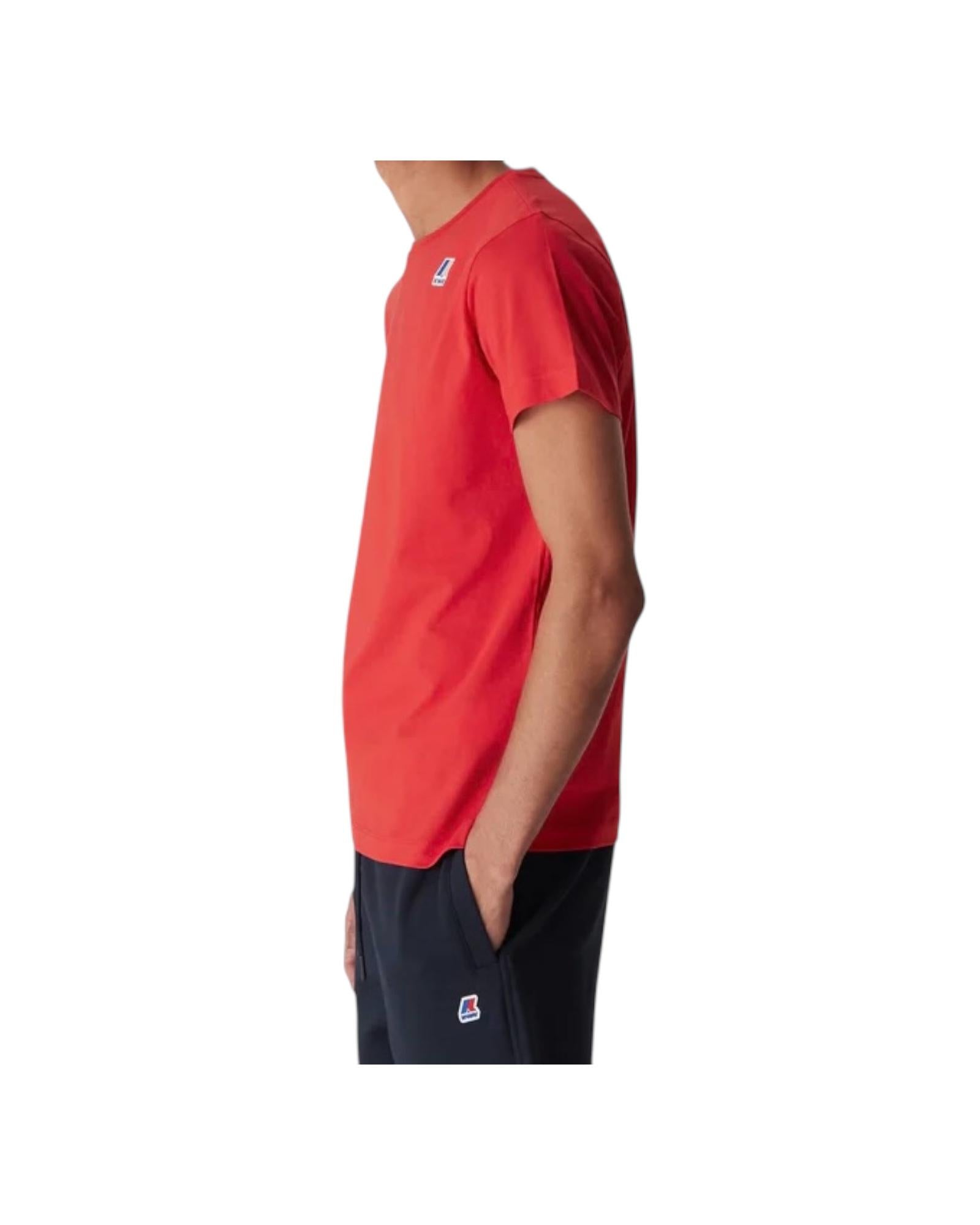 T-shirt Le Vrai Edouard, red jasper. K007JE0 703 K-WAY 