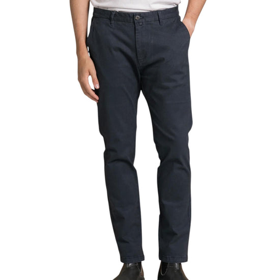 Pantalone in twill stretch Navy BRYAN TWSC01 IMPURE 