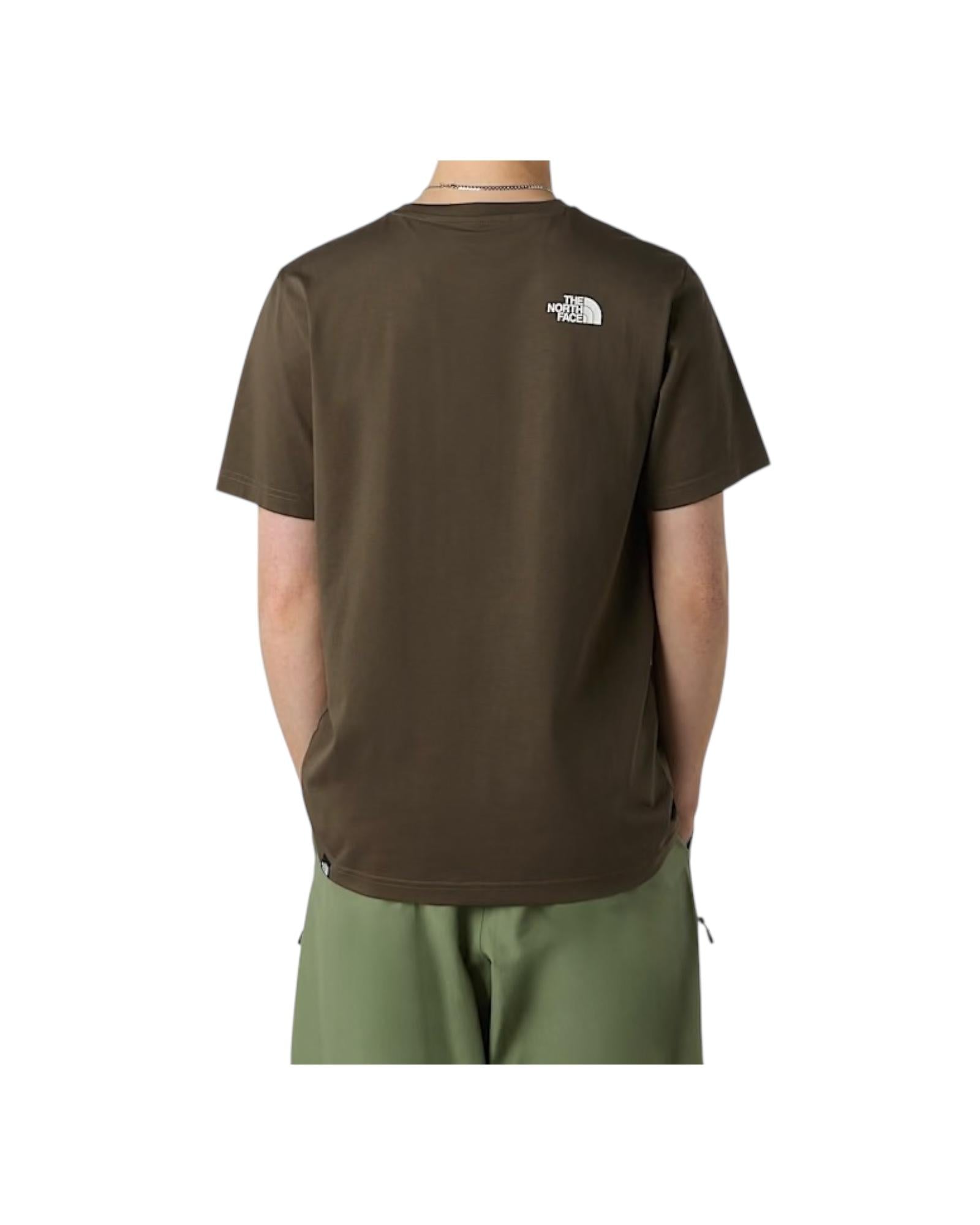 T-shirt Simple Dome Taupe green NF0A87NG NEW TAUPE GREEN THE NORTH FACE