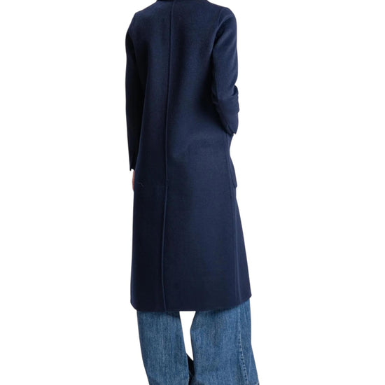Cappotto hand made misto lana Blu TF0002 BLU VICOLO 