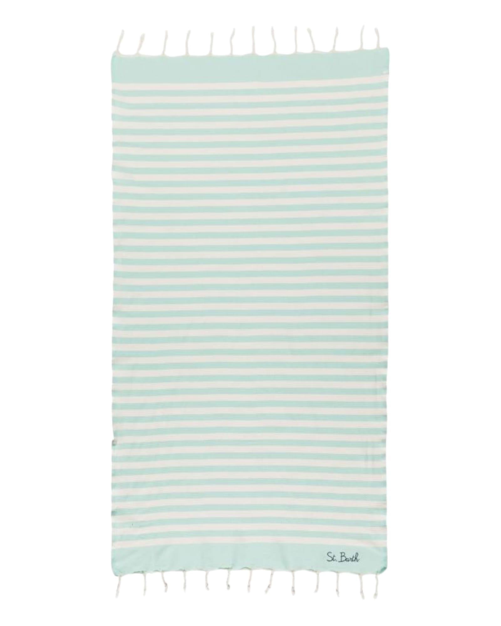 Fouta classico a nido d'ape con righe. FOUT012 02010H MC2 SAINT BARTH 