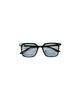 Occhiale Rett Nero verde Unisex