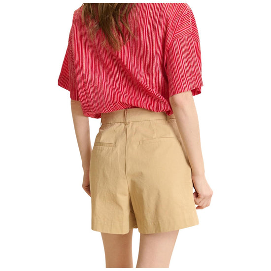 Short Come con pinces Beige 2131 COME BEIGE GARANCE PARIS 