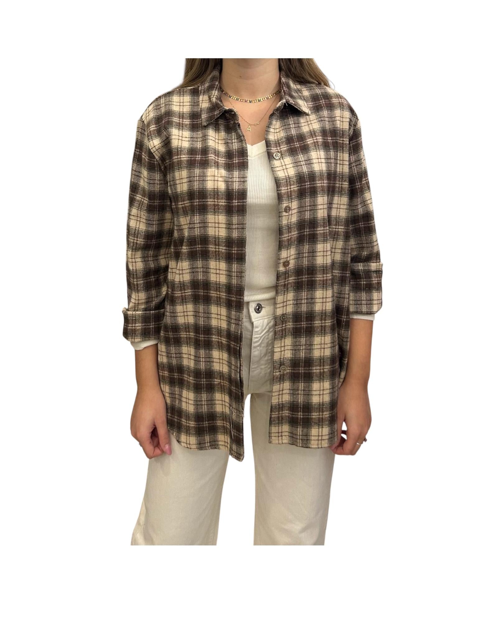 Camicia Over Check verde CJK P096 CHECK VERDE haveone
