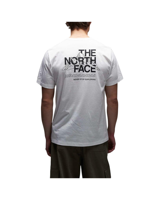 T-shirt Mountain Sketch White M MNT SKTCH RG WHITE THE NORTH FACE 