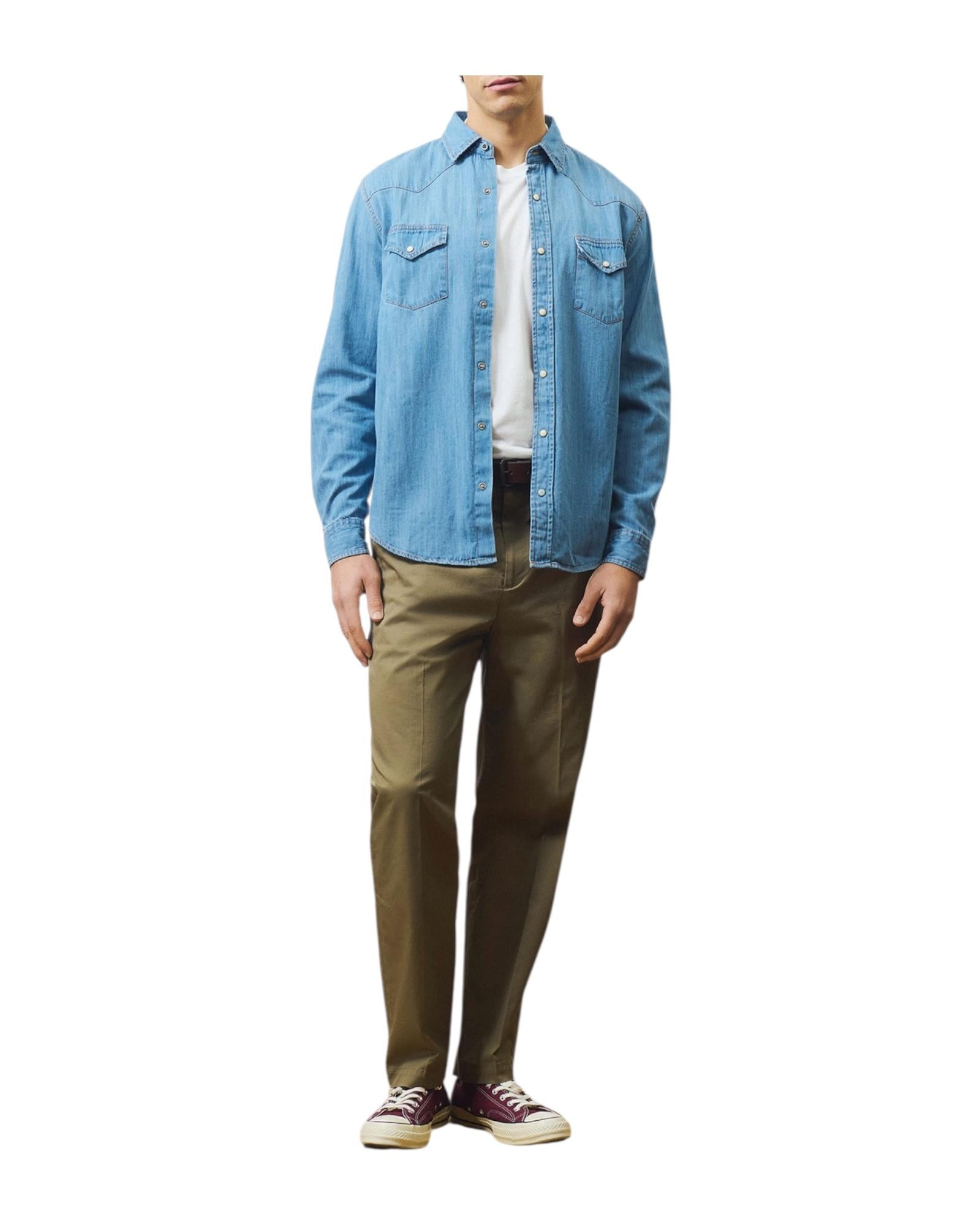Camicia Martin Sky stone RRU400CG343162 C0999 ROY ROGER'S 