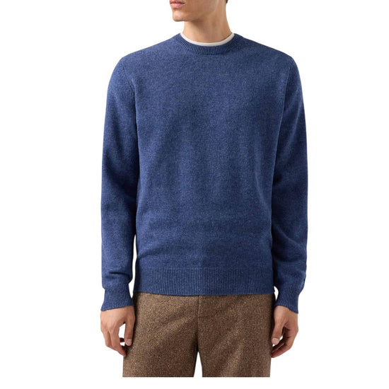 Maglione Regent in lambswool Denim REGE011 00059I MC2 SAINT BARTH 