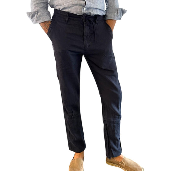 Pantalaccio misto lino Blu GK713 BLU RE.VI.VAL 