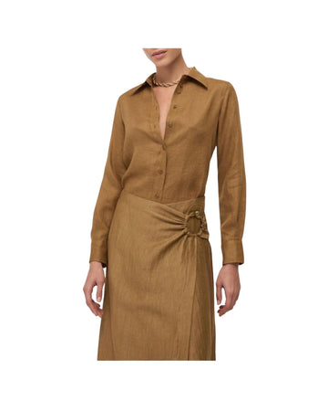 Camicia in lino Rhum MSM DC5272 RHUM OTTOD'AME 