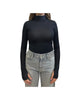 Maglia collo alto e manica lunga Blu