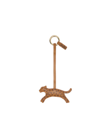Bag Charm Leopardo in pelle bianca BCHARM01 01877L MC2 SAINT BARTH 