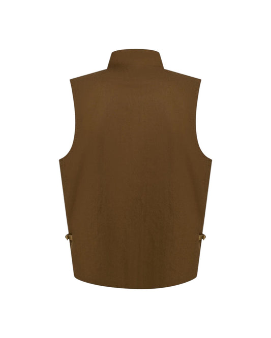 New travel vest Dark tan 6913CE DARK TAN MANIFATTURA CECCARELLI 