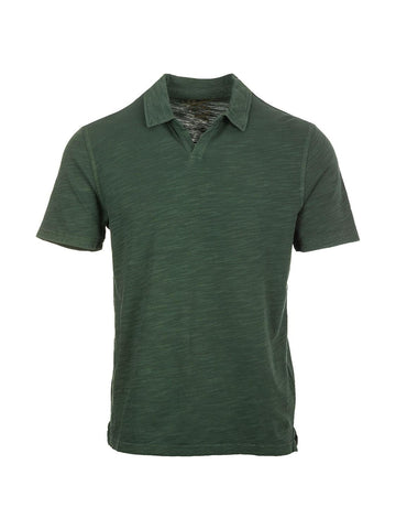 Polo uomo Long Island Fiammata senza bottoni Green 2006 GREEN BL'KER 
