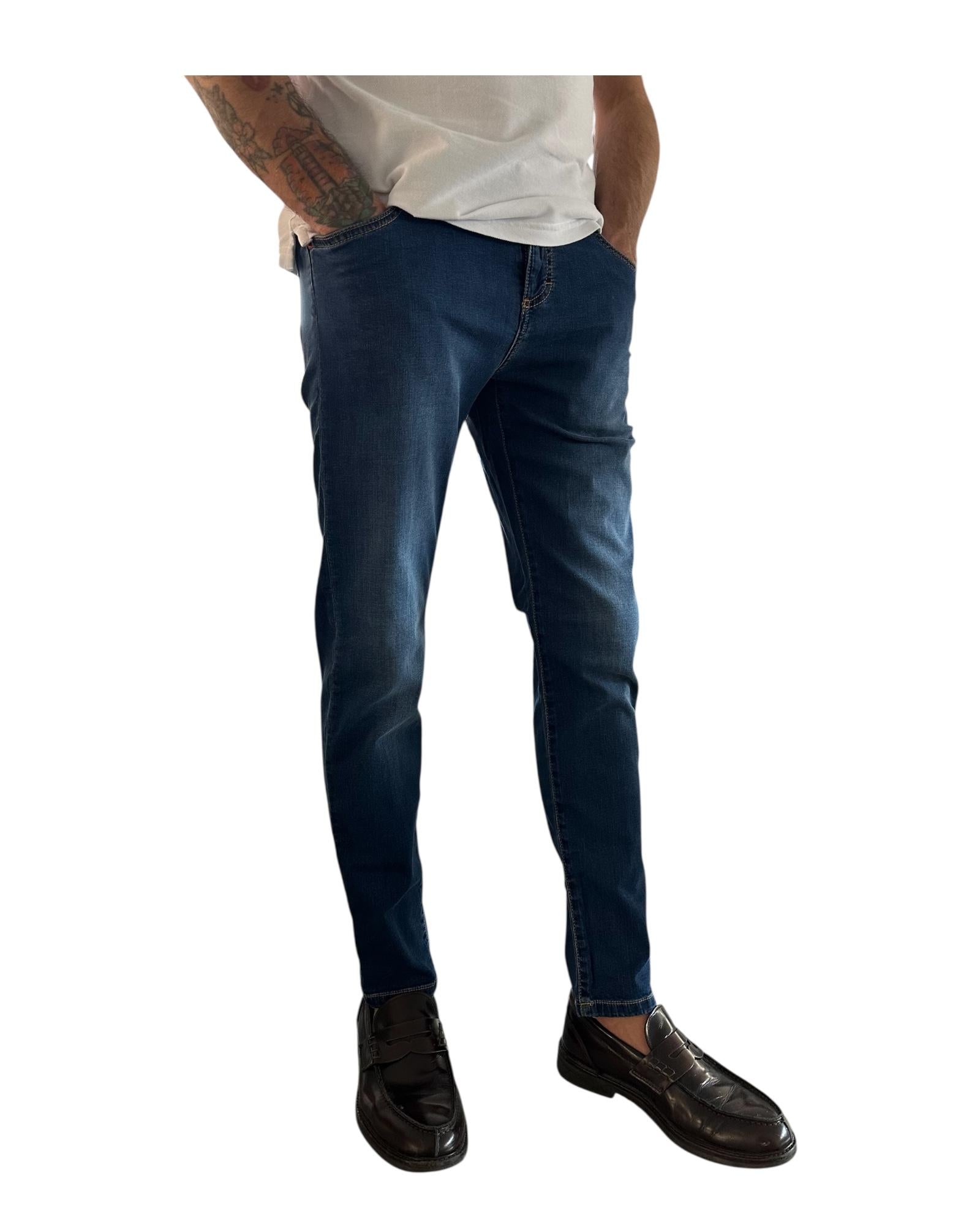 Jeans Rocco Denim scuro ROCCO D113 A742 752 CAMOUFLAGE 