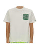 T-shirt in cotone con taschino stampa bandana