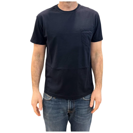 T-shirt Uomo con taschino Navy 1002 NAVY BL'KER 
