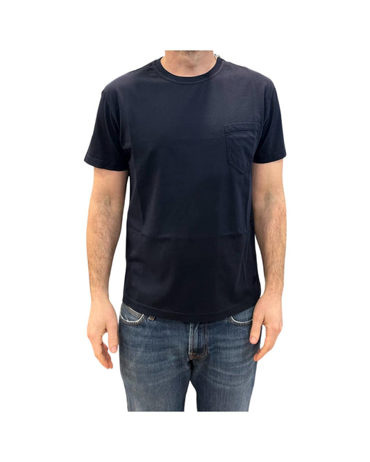 T-shirt Uomo con taschino Navy 1002 NAVY BL'KER 