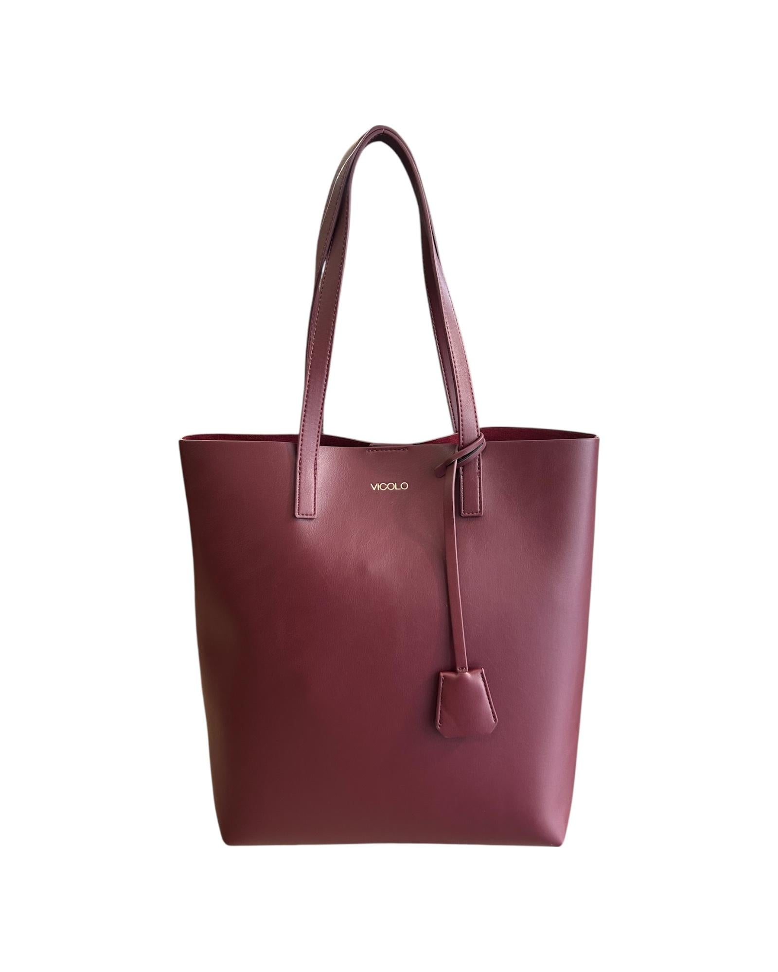Borsa shopping V-Key Bordeaux XF0016 BORDEAUX VICOLO