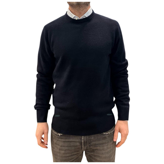 Maglione in cashmere Blu navy 87100 135 CAVALIERI MILANO 