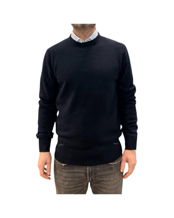 Maglione in cashmere Blu navy 87100 135 CAVALIERI MILANO 