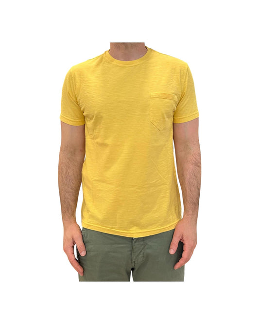 T-shirt Uomo Casco Bay Fiammata yellow 1001 YELLOW BL'KER 