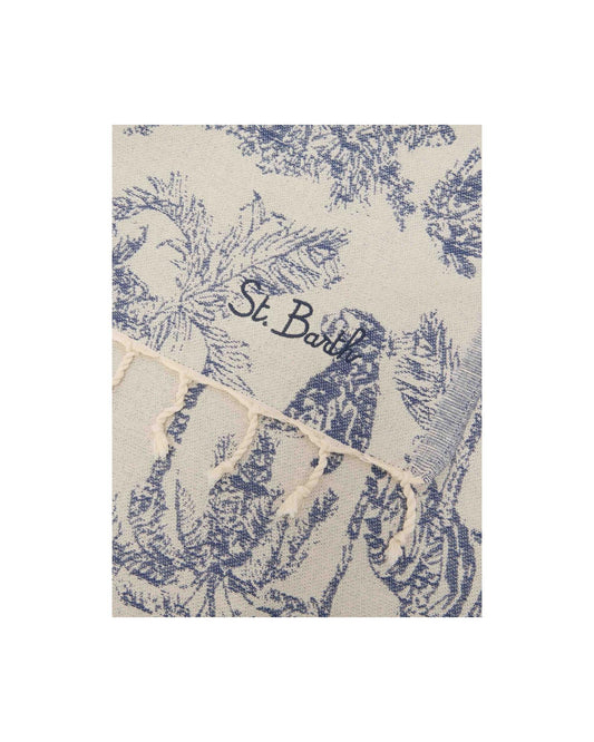 Telo mare in Toile De Jouy Jacquard FOUT009 07666L MC2 SAINT BARTH 