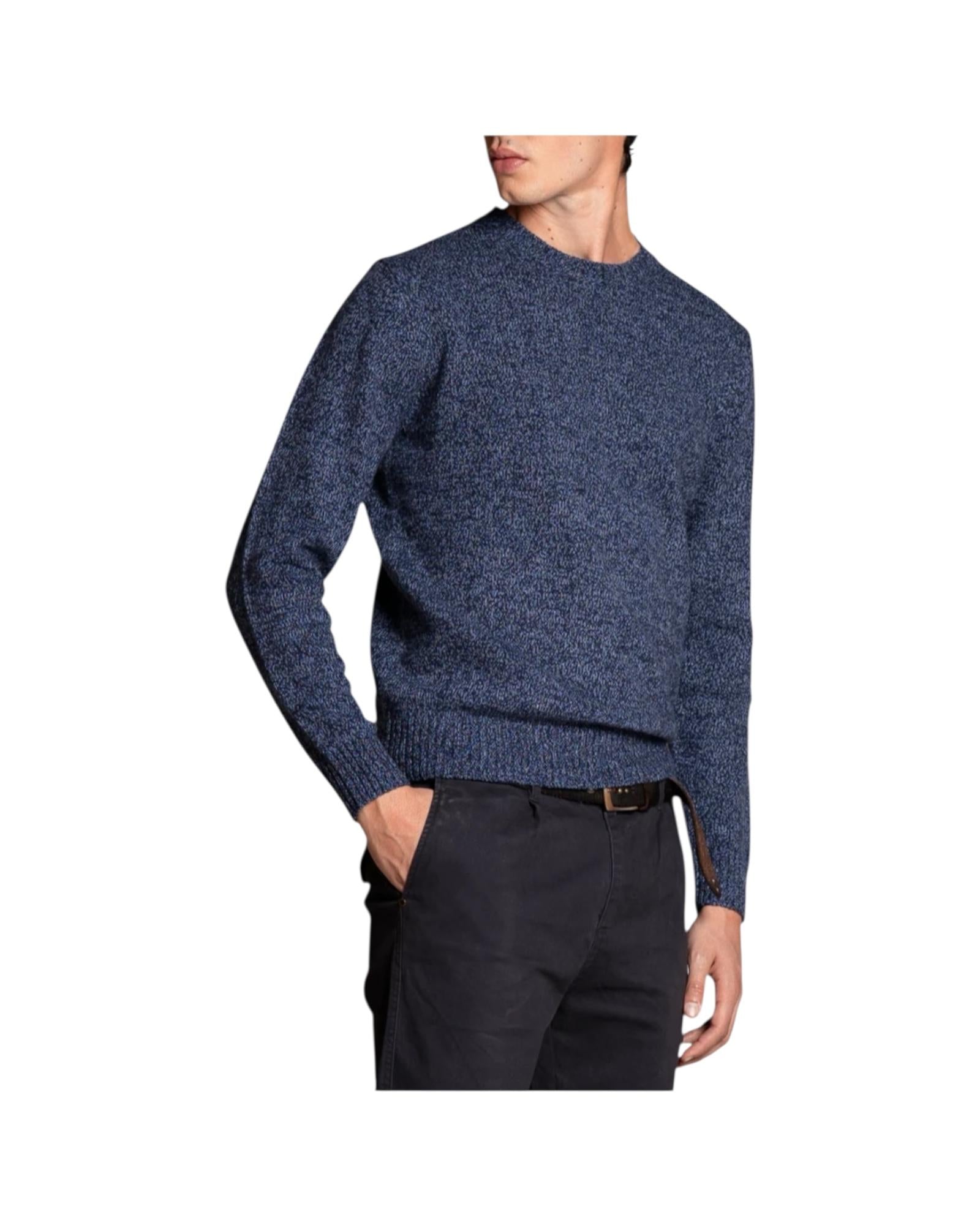 Maglione in moulinè Indigo DUKE WN7C53 IMPURE 