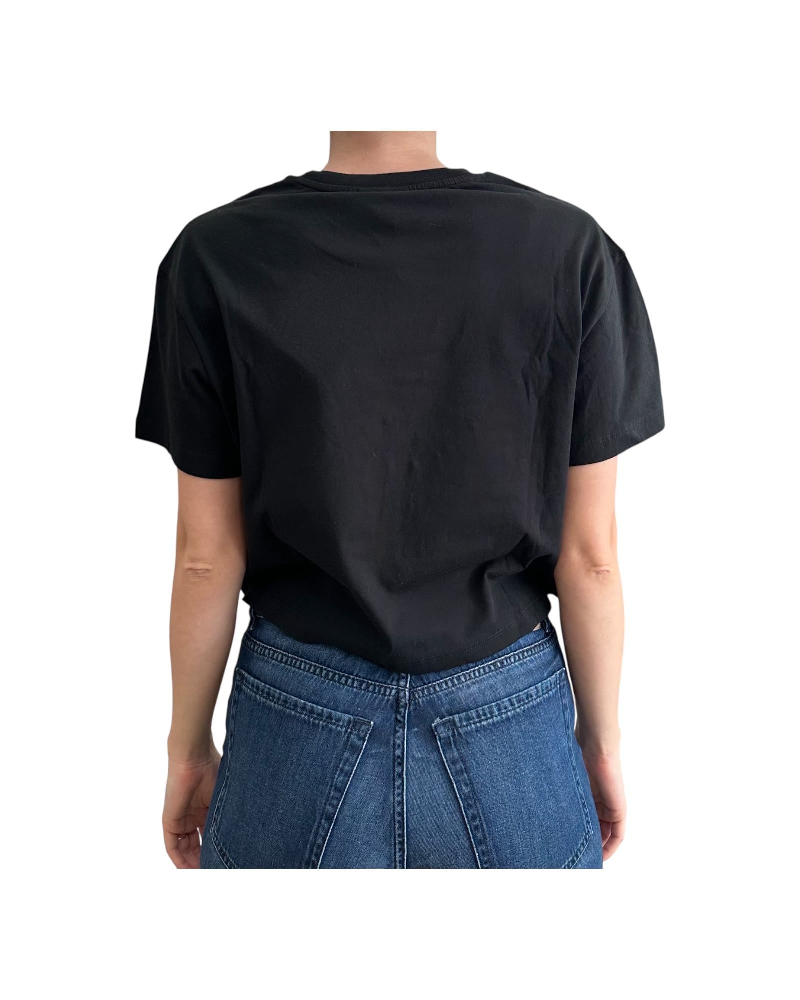 T-shirt crop Gilma nero GILMA 10000 SAVE THE DUCK 