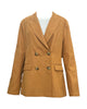 Blazer Doppio Petto Cognac