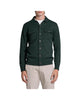 Overshirt in lana Dark green
