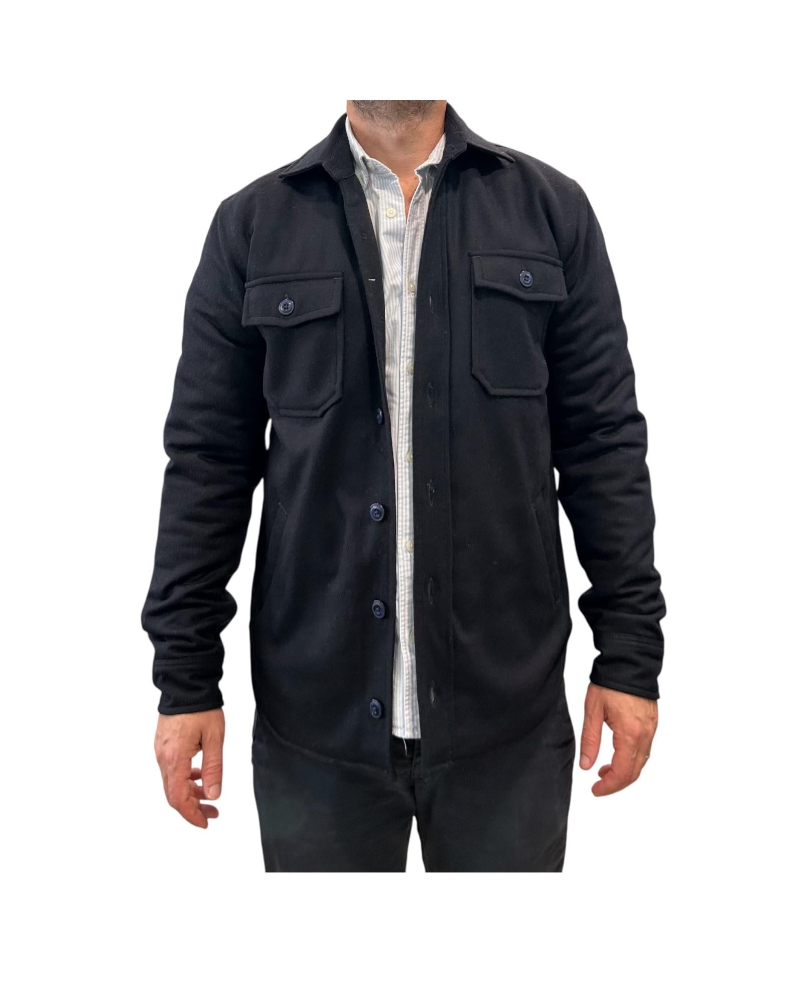 Giacca Denali in lana Navy W5001 NAVY BL'KER 
