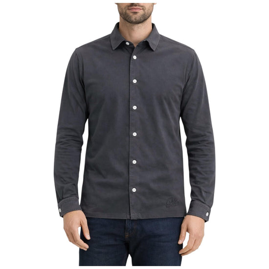 Camicia Uomo Hartford in cotone Faded black 6501 FADED BLACK BL'KER 