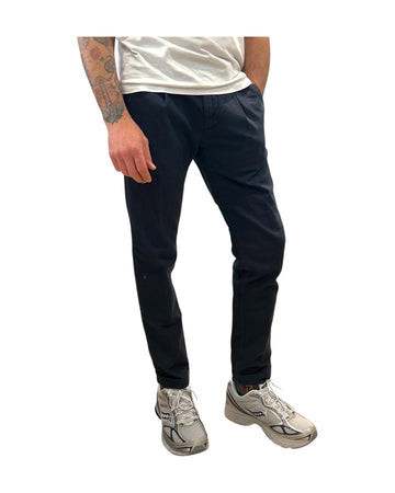 Pantalone Regent misto lino Dark navy 017 REGENT MISTO LINO OLD DARK NAVY MODFITTERS 