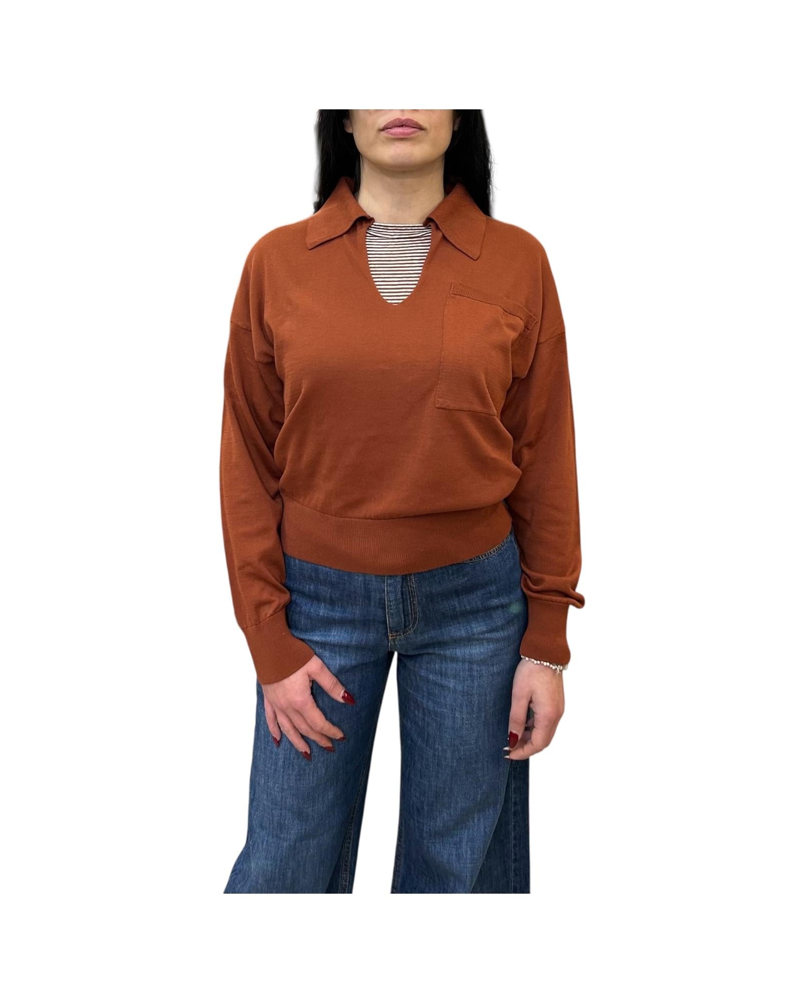 Polo con taschino Paprika M28 916 217 FLOOR 