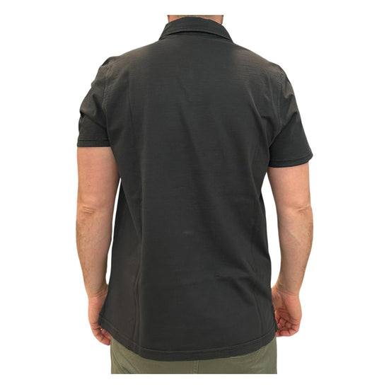 Polo uomo Long Island Fiammata senza bottoni, Faded black 2006 FADED BLACK BL'KER 