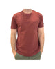 T-shirt Uomo Orchard Piquet, bordeaux.