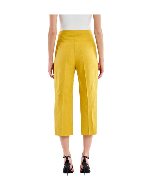 Pantalone Pinocchietto in lino Mimosa TAB1595 MIMOSA VICOLO 