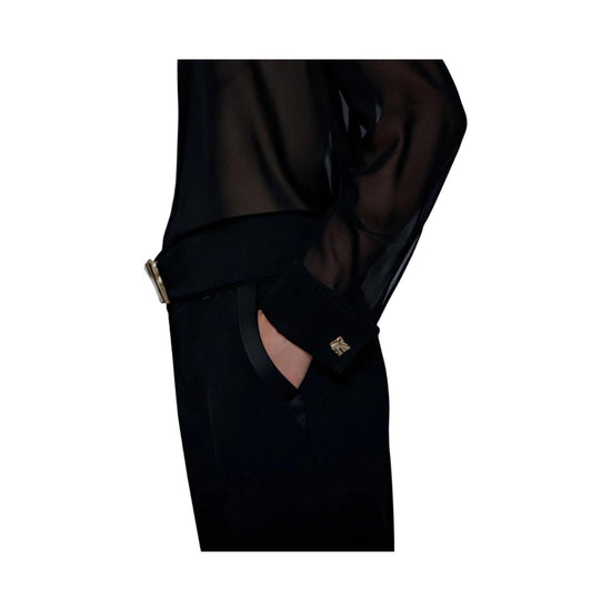 Camicia in georgette Nero ARCA 002 MARELLA 