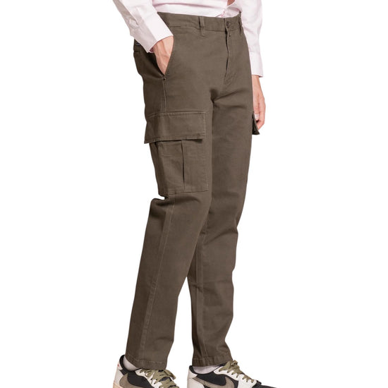 Pantalone Cargo in twill Military green NORMAN TWSC03 IMPURE 