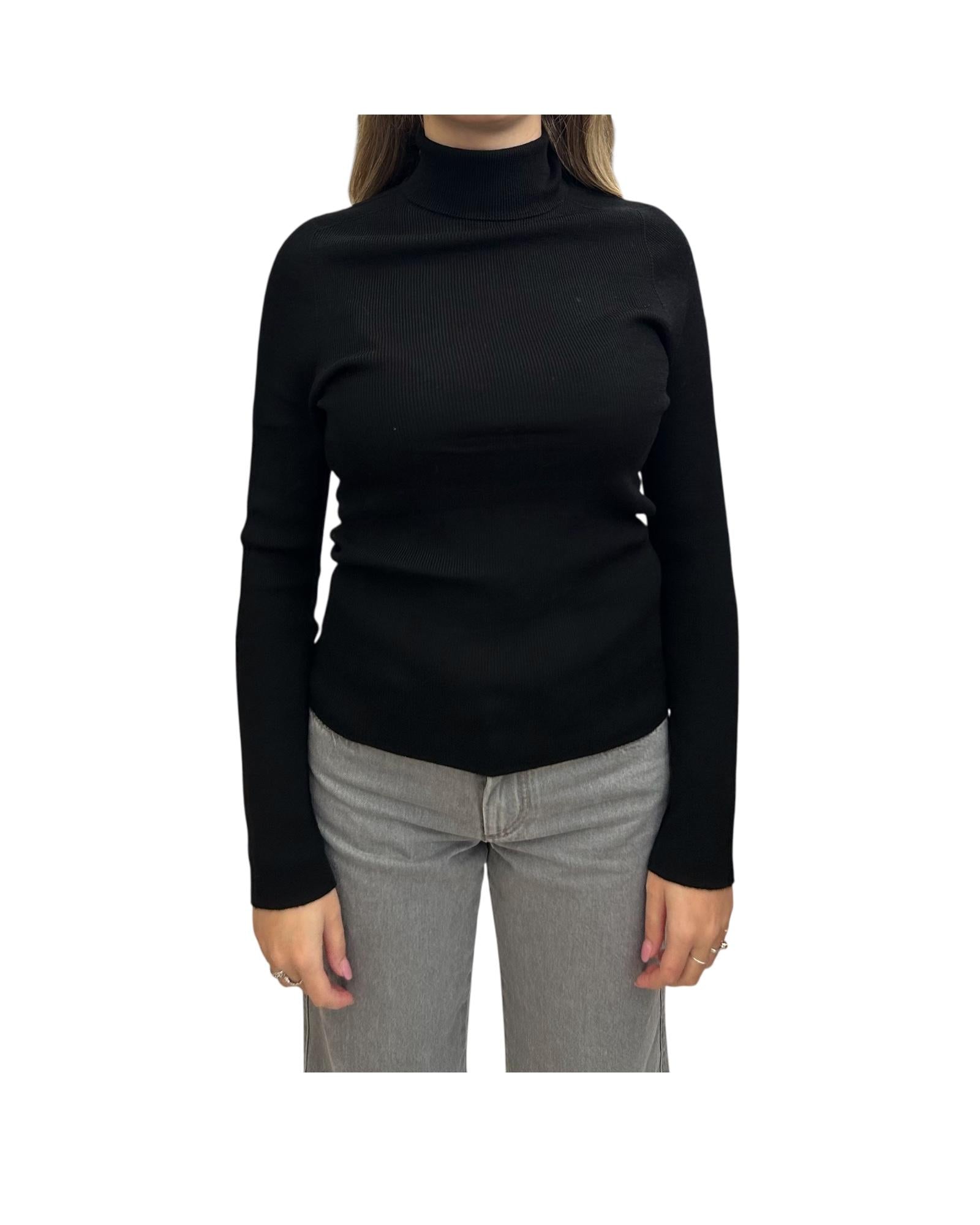 Dolcevita in lana merino Nero MTA P099 001 haveone