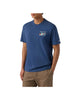 T-shirt in cotone con ricamo Grand slam e stampa bottiglie