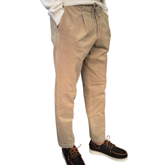 Pantalone in fustagno con coulisse Dusty Sand AU26W32PA PA1546 DUSTY SAND Alley docks 