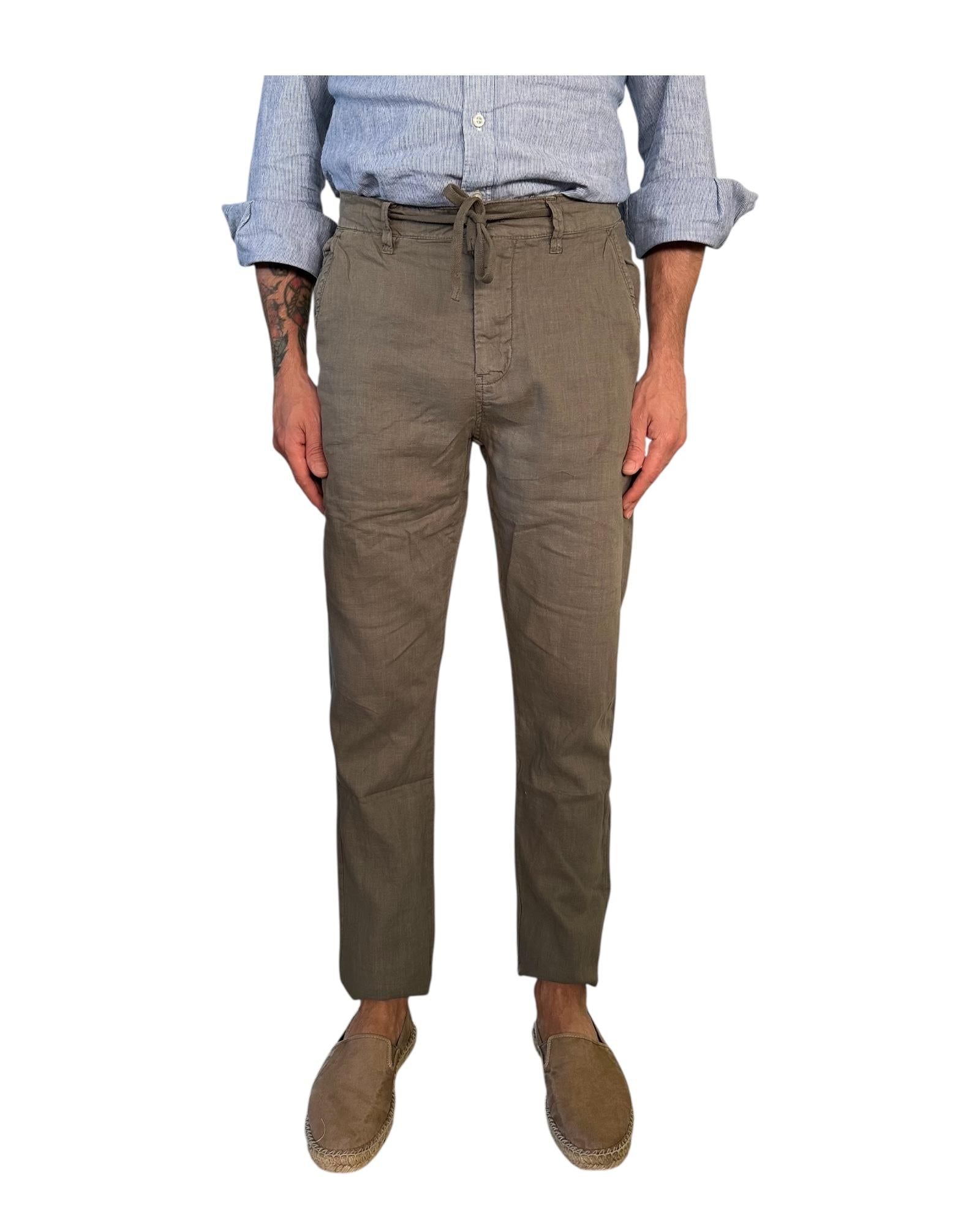 Pantalaccio misto lino Militare GK713 MILITARE RE.VI.VAL