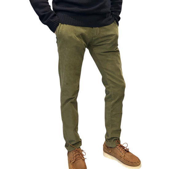 Pantalone Carnaby Velluto mille righe Military 004 CARNABY VELLUTO 1000 RIGHE MILITARY MODFITTERS 