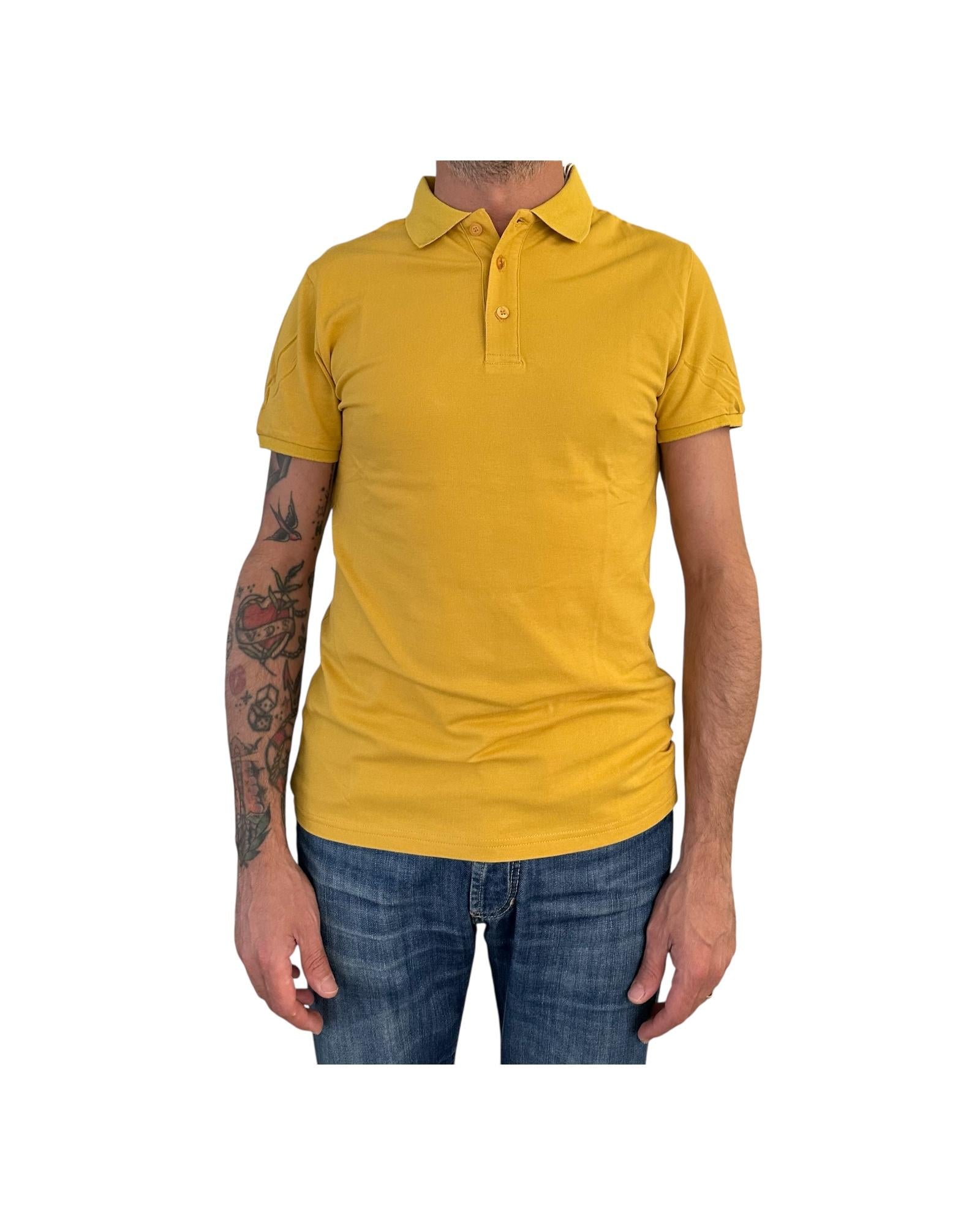Polo in cotone Giallo POLO COTONE GIALLO RE.VI.VAL 