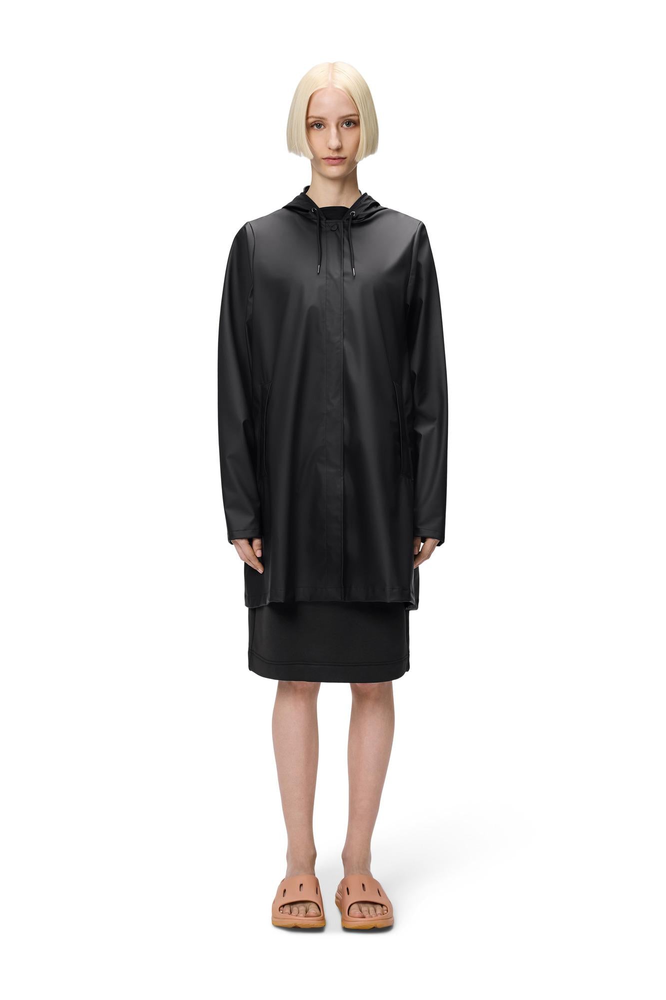 A-line W Jacket black RA18050 BLACK RAINS 