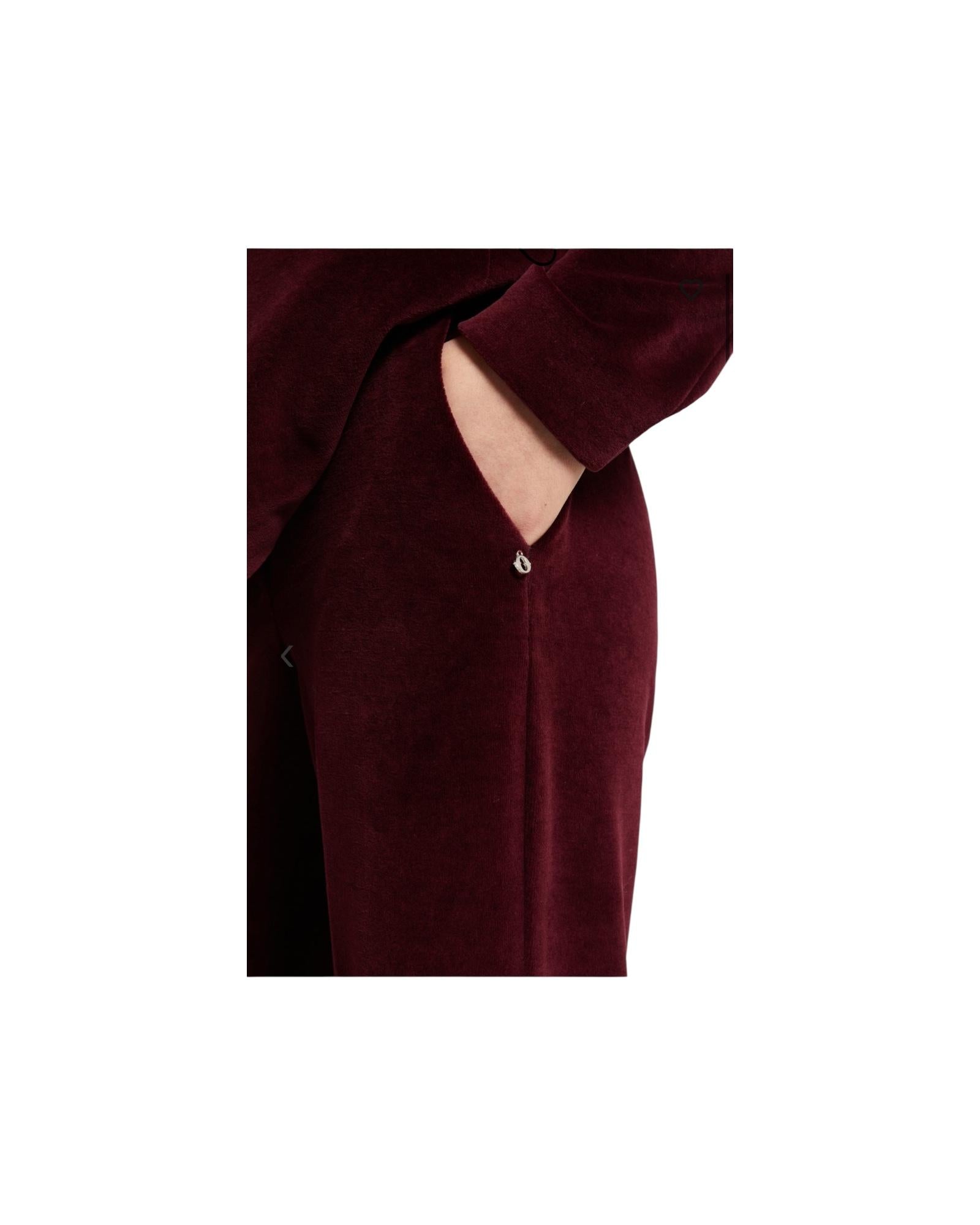 Pantalone Palazzo in velluto Rouge Noir CHX DP9898 ROUGE NOIR OTTOD'AME 