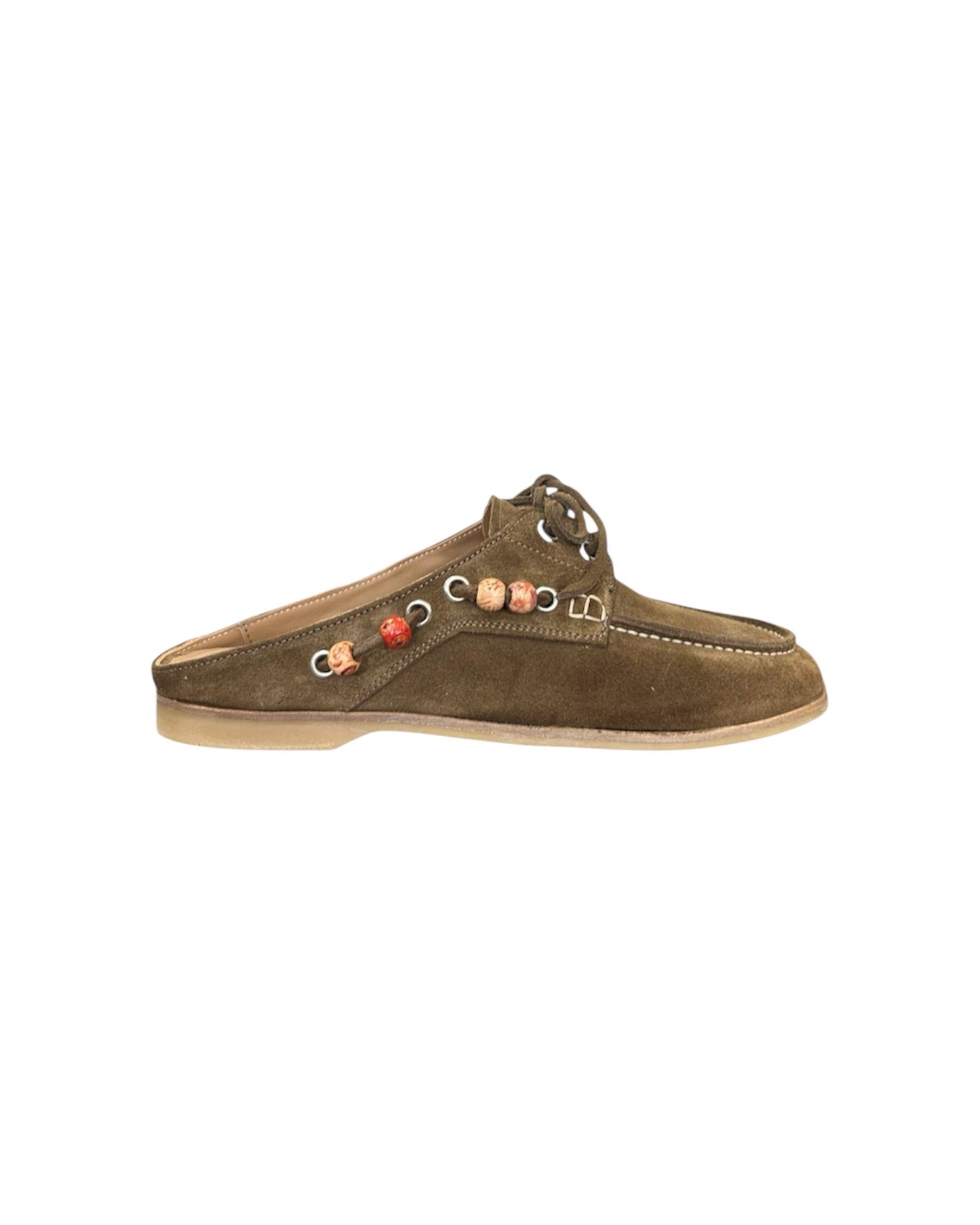 Sabot in pelle scamosciata Tabacco 4279 TABACCO NICHE 